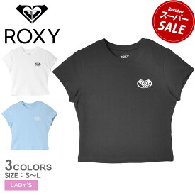 【ゆうパケット配送】 ロキシー 半袖Tシャツ ROXY PLANET RING TEE レディース ブラック 黒 ホワイト 白 RST241074 トップス 半袖 Tシャツ クロップド丈 ロゴ 刺繍 サーフ ビーチ 海 カジュアル シンプル ブランド アウトドア キャンプ レジャー 人気 おしゃれ|slz|