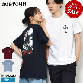 【ゆうパケット配送】 ドッグ タウン 半袖Tシャツ メンズ DOG TOWN DT AD1 ショートスリーブ TEE 半袖 クルーネック ロゴ スケートボード スケート スケボー シンプル ストリート トップス バック プリント カジュアル Eric Dressen Aaron Murray|slz|