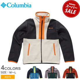 【スーパーSALE開催中★】コロンビア フリースジャケット COLUMBIA バックボールフルジップフリース キッズ ジュニア 子供 ブラック 黒 ブルー 青 Back Bowl Full Zip Fleece AY7549 アウター 上着 羽織 ジャケット フリース ブランド アウトドア カジュアル