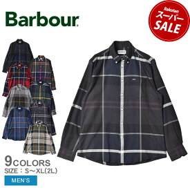 バブアー カジュアルシャツ BARBOUR ダヌーン テーラード シャツ メンズ グレー カーキ DUNOON TAILORED SHIRT MSH4980 トップス 長袖シャツ バーブァー ブランド ボタンダウンシャツ カジュアル クラシック クラシカル タータンチェック|slz|