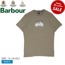 【ゆうパケット配送】 バブアー 半袖Tシャツ BARBOUR B.INTL LENS TEE メンズ カーキ MTS1152 ウェア トップス 半袖 Tシャツ おしゃれ 人気 シンプル クラシック クラシカル 大人 バーブァー プリント ロゴ バイク