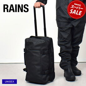 【スーパーSALE開催中★】レインズ バッグ RAINS トラベルバッグ スモール メンズ レディース ブラック 黒 TRAVEL BAG SMALL 13450 ユニセックス カバン キャリーケース 40L ブランド シンプル ロゴ カジュアル 旅行 防水 雨 梅雨 おでかけ 人気