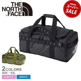 ザ ノースフェイス ダッフルバッグ THE NORTH FACE ベース キャンプ ボイジャー ライト 62L メンズ レディース ブラック 黒 カーキ BASE CAMP VOYAGER LITE 62L NM82378 ボストンバッグ ポケッタブル 鞄 かばん カバン リュック|slz|