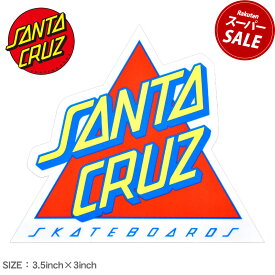 【ゆうパケット配送】サンタ クルーズ ステッカー SANTA CRUZ NOT A DOT STICKER 3.5IN×3IN メンズ レディース レッド 赤 88281746 ロゴ シール スケートボード スケボー スポーツ アウトドア ストリート デッキ ヘルメット PC スマホケース 車