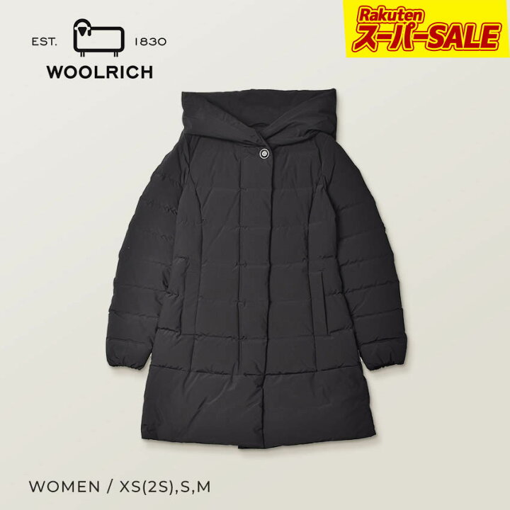 WOOLRICH ウールリッチ WWOU0355 ブラック ナイロン オーバーサイズ  