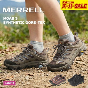 ������ ���A�u 3 �V���Z�e�B�b�N �S�A�e�b�N�X MERRELL �n�C�L���O�V���[�Y ���f�B�[�X �u���b�N �� �u���E�� �� MOAB 3 SYNTHETIC GORE-TEX 500188 500190 500426 �C �V���[�Y �A�E�g�h�A �X�|�[�c �^�� �h�� 