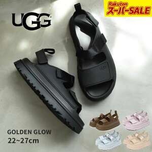 �A�O �S�[���f���O���E UGG GOLDEN GLOW �T���_�� ���f�B�[�X �����p �u���b�N �� �x�[�W�� 1152685 �C �V���[�Y �X�g���b�v �v���b�g�t�H�[���T���_�� �X�|�[�c�T���_�� ���� �u�����h ���n �J�W��