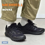 メレル NOVA3 MERRELL ハイキングシューズ メンズ ブラック 黒 067599 シューズ スニーカー ブランド ハ…