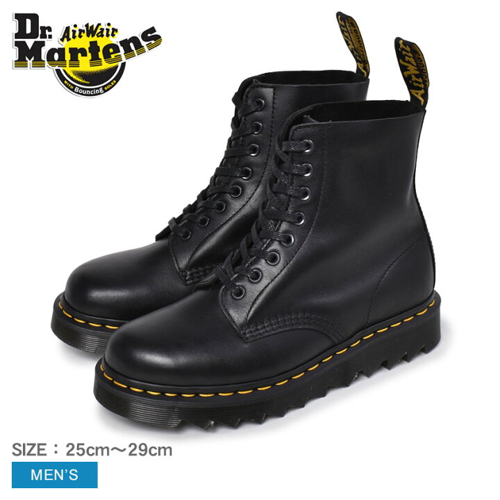 楽天市場】【今だけクーポン配布中】ドクターマーチン 1460 パスカル ジギー レースアップブーツ DR．MARTENS 1460 PASCAL メンズ 26324001 ブラック 黒 靴 シューズ ブーツ カジュアル ハイカット 人気 定番 おしゃれ レースアップ 厚底 :