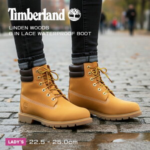 �e�B���o�[�����h �u�[�c ���f�B�[�X LINDEN WOODS 6 IN LACE WATERPROOF BOOT TIMBERLAND TB1A161G231 �V���[�Y �C �C�R ���[�X�A�b�v �{�v �X�g���[�g �J�W���A�� �V���v�� �k�o�b�N���U�[ �h�� �͂��� ���� 