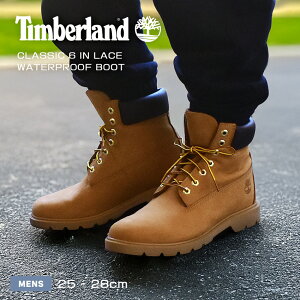 �e�B���o�[�����h �u�[�c �����Y CLASSIC 6 IN LACE WATERPROOF BOOT TIMBERLAND TB118094231 �V���[�Y �C �C�R ���[�X�A�b�v �{�v �X�g���[�g �J�W���A�� �V���v�� �h�� �͂��� ���� �ۉ��� �ϋv�� �N�b�V����