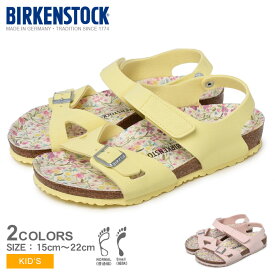 《今だけ！店内全品ポイントアップ》ビルケンシュトック サンダル キッズ ジュニア 子供 コロラド BIRKENSTOCK COLORADO 1019670 1018629 ビルケン ブランド アウトドア レジャー 総柄 花柄 花 プリント ストラップ シューズ 靴 カジュアル ぺたんこ コンフォートサンダル