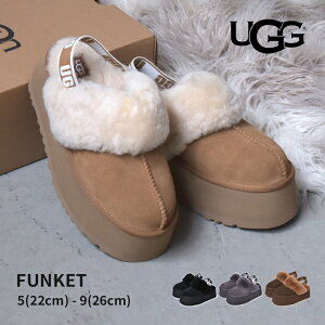 �A�O �T���_�� ���f�B�[�X �t�@���P�b�g UGG FUNKETTE 1113474 �{�A �V�[�v�X�L�� �X�G�[�h ���U�[ �������� ���� �q�[�� �X�g���b�v ������ ������� �x�[�W�� �O���[ �u���b�N �� �u���E�� ��