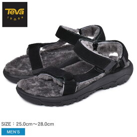 テバ サンダル TEVA ブラック ハリケーン シェアリング HURRICANE SHEARLING メンズ テヴァ ストラップ スポーツサンダル 軽量 ファー ムートン ふわふわ スポサン おしゃれ カジュアル 黒