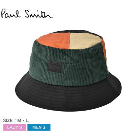 ポール スミス 帽子 メンズ レディース カラーブロック バケットハット PAUL SMITH M1A-921DT-M442 ウエア ハット バケットハット バケハ ブランド カジュアル シンプル ロゴ プレゼント ギフト 贈り物 おしゃれ 人気 カラフル