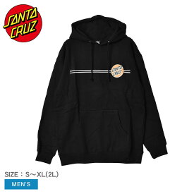 【今だけクーポン配布中】サンタクルーズ パーカー メンズ アザー ドット フーディ SANTACRUZ OTHER DOT HOODIE 44251635 フーディ トップス 長袖 ロゴ 裏起毛 シンプル カジュアル スケート スケートボード 人気 おしゃれ ブランド プルオーバーパーカー ブラック