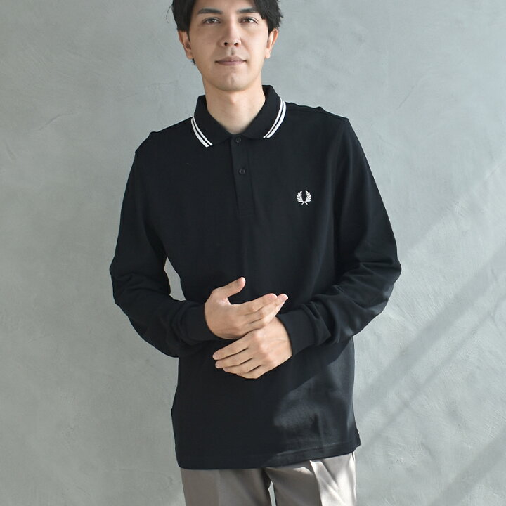 楽天市場】フレッドペリー 長袖ポロシャツ メンズ The Fred Perry 