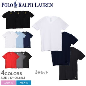 《今だけ！店内全品ポイントアップ》ポロ ラルフローレン クラシックフィット VネックTシャツ 半袖Tシャツ POLO RALPH LAUREN CLASSIC FIT V NECK T-SHIRT メンズ レディース RCVNP3 ブラック 黒 ホワイト 白 トップス 半袖 おしゃれ 人気 デザイン シンプル カジュアル