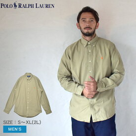 【今だけクーポン配布中】ポロ ラルフローレン 長袖シャツ メンズ L／S CTN SPORT SHIRT POLO RALPH LAUREN 710805564 トップス 長袖 襟付 シャツ ボタンダウンシャツ ボタンダウン 無地 ロゴ 刺繍 刺しゅう ワンポイント 定番 ベーシック ブランド カジュアル