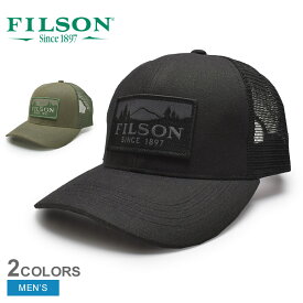 フィルソン キャップ メンズ ロガー メッシュ キャップ FILSON LOGGER MESH CAP 11030237 帽子 ロゴ 刺繍 メッシュ バックストラップ 通気性 はっ水性 耐摩耗性 UV 紫外線 おしゃれ プレゼント ギフト 贈り物 ブランド シンプル カジュアル 誕生日