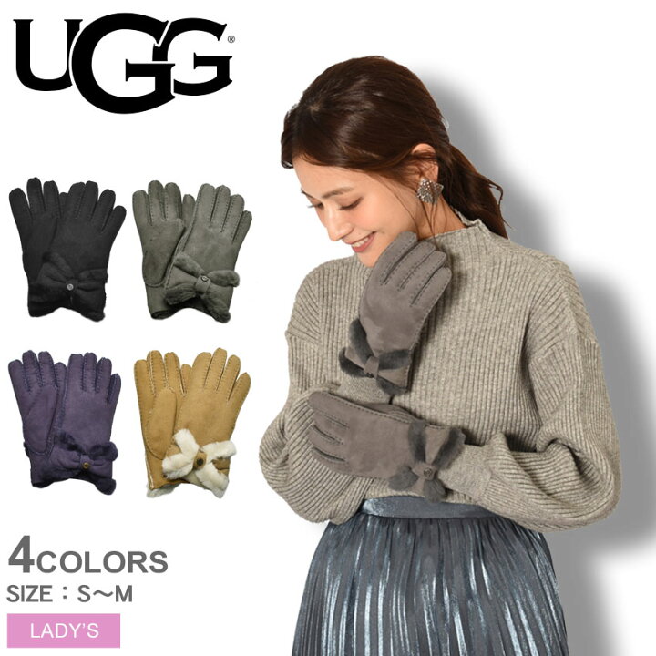 楽天市場 今だけクーポン配布中 Ugg アグ 手袋 シープスキン ターン ボウ グローブ W Sheepskin Turn Bow Glove レディース 防寒 冬物 女性 プレゼント 贈り物 シンプル カジュアル 保温 誕生日 プレゼント ギフト Z Mall