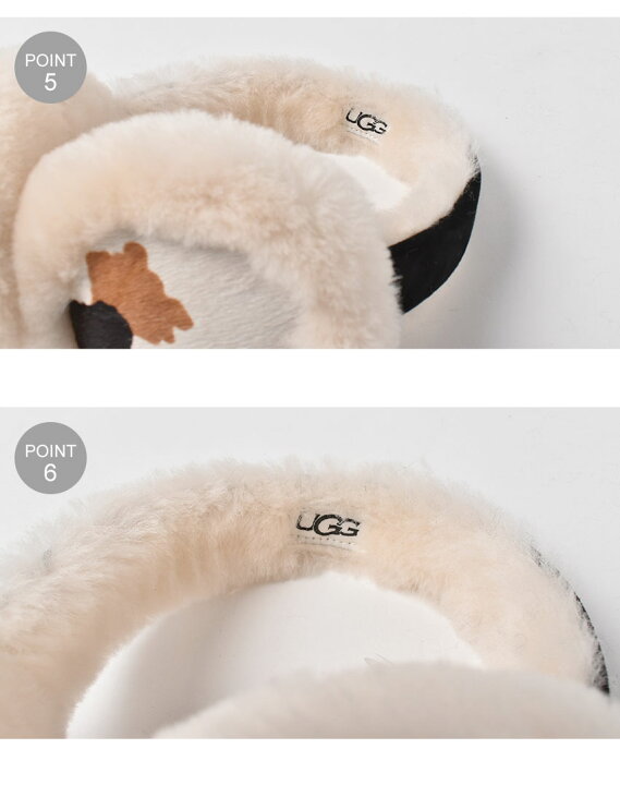楽天市場】アグ CALF HAIR PRINTED EARMUFF 耳あて UGG レディース 