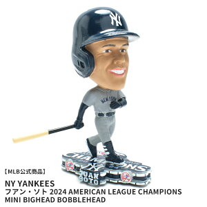 W[[Ox[X{[ {uwbh MAJOR LEAGUE BASEBALL Juan Soto New York Yankees 2024 American League Champions Mini Bighead Bobblehead ouwbh Ul` l` tBMA j[[NEL[