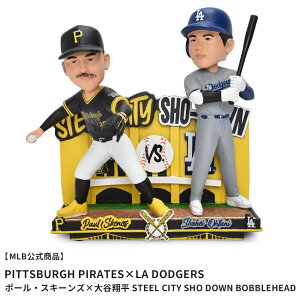 W[[Ox[X{[ {uwbh Y fB[X Paul Skenes  Shohei Ohtani Pittsburgh Pirates  Los Angeles Dodgers Steel City Sho Down Bobblehead MAJOR LEAGUE BASEBALL |[EXL[Y Jĕ ZSPO