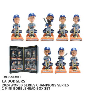 W[[Ox[X{[ {uwbh LOS ANGELES DODGERS 2024 WORLD SERIES CHAMPIONS SERIES 1 MINI BOBBLEHEAD BOX SET MAJOR LEAGUE BASEBALL BHMBBXMNCHWS24LD ouwbh Ul` l` tBMA