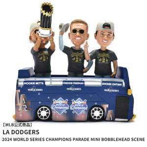 W[[Ox[X{[ {uwbh Los Angeles Dodgers 2024 World Series Champions Parade Mini Bobblehead Scene MAJOR LEAGUE BASEBALL BHMB24SMUWSBUSPARMNLD ouwbh Ul` l` tBMA