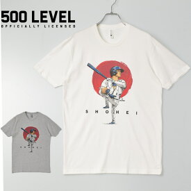 500LEVEL 半袖Tシャツ メンズ MLB プレーヤーズ Tシャツ 500LEVEL BNLCWHI-XX-0016-092-04 ウエア トップス 半袖 Tシャツ LOS ANGELES DODGERS SHOHEL OHTANI ロサンゼルス