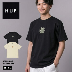 �n�t ����T�V���c �����Y APOLLO S/S WASHED TEE HUF TS02440 ���f�B�[�X ���j�Z�b�N�X �X�g���[�g�t�@�b�V���� �X�P�{�[ �X�P�[�^�[ �h�J �����E�H�b�V�� ��a�V�� �s�O�����g�_�C �痿 ���F �A�����J