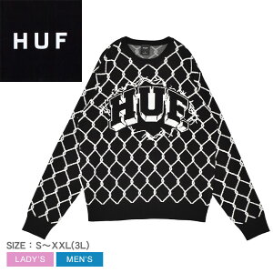 nt Z[^[ Y fB[X BREAKTHROUGH CREWNECK SWEATER HUF KN00557  EFA EGA gbvX Z[^[ jbgEFA N[lbN OtBbN WJ[hjbg uh JWA X