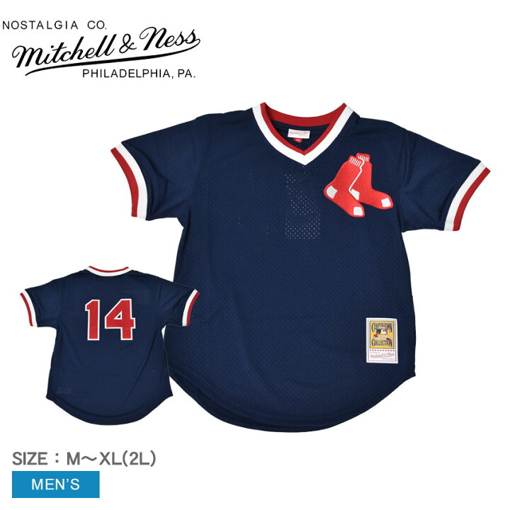 Men's Mitchell & Ness Boston Red Sox MLB Jim Rice 1989 Authentic Pullover  Baseball Jersey
