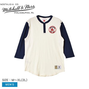 �~�b�`�F���A���h�l�X �w�����[�V���c �����Y �{�X�g���E���b�h�\�b�N�X MLB �A�C�R�� �w�����[�V���c MITCHELL �� NESS Boston Red Sox MLB Icon Henley THNL3210-BRSYYPPPCREA Henley �w�����[ MLB Boston Red Sox|slz|