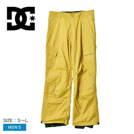 DCシューズ ロングパンツ メンズ バンシーパンツ DCSHOECOUSA BANSHEE PANT ADYTP03029 ブランド スノボ ズボン ボトムス ウィンタースポーツ おしゃれ 防寒 パンツ 冬 ロング丈 イエロー 黄 ベージュ