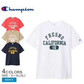 チャンピオン 半袖Tシャツ メンズ ショートスリーブTシャツ CHAMPION C3-Z350 Tシャツ 半袖 ショートスリーブ クルーネック ウエア トップス ブランド シンプル カジュアル アメカジ スポーティ