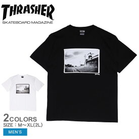 【今だけクーポン配布中】スラッシャー 半袖Tシャツ メンズ ジョン ウィルソン 5050 メーリング S/S Tシャツ THRASHER JOHN WILSON 5050 MEHRING S/S TEE TH91374A ウェア トップス 半袖 ストリート スケート スケボー スケートボード クルーネック カジュアル ロゴ