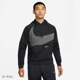 《今だけ！店内全品ポイントアップ》ナイキ パーカー メンズ Therma-FIT メンズ プルオーバー フィットネスパーカー NIKE Therma-FIT Men's Pullover Fitness Hoodie DQ5402 010 ロゴ ブランド スポーティ トップス 長袖 プルオーバー カジュアル 運動 スエット スウェット