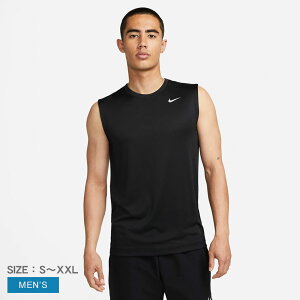 【ネコポス配送】ナイキ タンクトップ メンズ Dri-FIT レジェンド メンズ スリーブレス フィットネス Tシャツ NIKE DX0992-010 ウェア トップス カットソー クルーネック 丸首 ブランド ロゴ カジュ