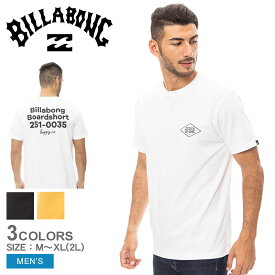 《今だけ！店内全品ポイントアップ》ビラボン 半袖Tシャツ メンズ コード Tシャツ BILLABONG CODE TEE BD011234 トップス 半袖 Tシャツ 人気 おしゃれ ロゴ サーフ プリント カジュアル 海 ストリート シンプル ブランド アウトドア キャンプ レジャー ブラック 黒 イエロー