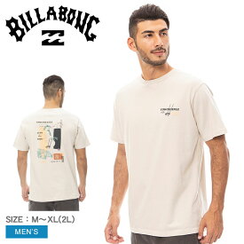 《今だけ！店内全品ポイントアップ》ビラボン 半袖Tシャツ メンズ YOKOHAMA BILLABONG YOKOHAMA BD011249 トップス 半袖 Tシャツ 人気 おしゃれ ロゴ サーフ プリント カジュアル 海 ストリート シンプル ブランド アウトドア キャンプ レジャー ベージュ