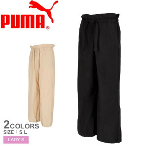 �v�[�} ���C�h�p���c ���f�B�[�X �T�}�[ �E�[�u�� ���C�h �p���c PUMA SUMMER WOVEN WIDE PANTS 686913 �Y�{�� �p���c �{�g���X ���C�h�p���c �͂��� UV�J�b�g �|�P�b�g �J�W���A�� �V���v�� ���i�g�� �u