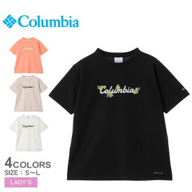 《今だけ！店内全品ポイントアップ》【ゆうパケット配送】 コロンビア 半袖Tシャツ レディース チャールズ ドライブ ショートスリーブ Tシャツ COLUMBIA W CHARLES DRIVE SHORT SLEEVE TEE PL0224 Tシャツ トップス 半袖 カジュアル