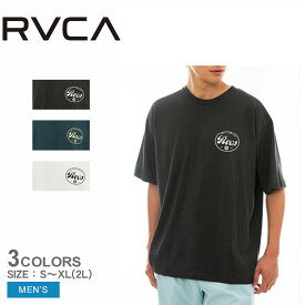 ルーカ 半袖Tシャツ メンズ PILS SS Tシャツ RVCA BD041226 トップス ウェア ウエア クルーネック ロゴ プリント シンプル カジュアル スポーツ サーフ ストリート デイリーユース タウンユース ブルー ブラック 黒 ホワイト 白