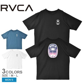 ルーカ 半袖Tシャツ メンズ PRIME PALM TEE RVCA BE041231 トップス tシャツ 半袖 バックプリント プリント カジュアル ロゴ ウエア ウェア サーフィン サーファー スポーツ 運動 スポーティ
