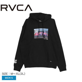 【今だけクーポン配布中】ルーカ パーカー メンズ DMOTE HOOD RVCA BD042017 ウエア トップス フード フーディ カンガルーポケット ロゴ シンプル スポーティ ブランド カジュアル ストリート プリント 長袖 サーフ フォトプリント オーバーサイズシルエット