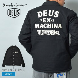 【今だけクーポン配布中】デウス エクス マキナ ジャケット メンズ ブリーズ コーチジャケット DEUS EX MACHINA BREEZE COACH JKT DMF236996 ウェア トップス 長袖 上着 はっ水 ストリート スケーター スケボー カジュアル アウター ロゴ バックプリント アウトドア