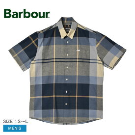 バブアー 半袖シャツ メンズ DOUGLAS S／S REGULAR FIT SHIRT BARBOUR MSH5453 半袖 バーブァー シャツ トップス チェック タータンチェック ボタンダウン トラッド クラシック