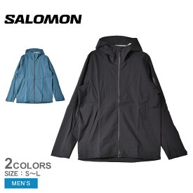 《今だけ！店内全品ポイントアップ》サロモン シェルジャケット メンズ OUTERPATH 2.5L SALOMON LC2211400 LC2259200 アウター ジャケット 防水 防風 はっ水 通気性 上着 長袖 シンプル フード ジップアップ ロゴ